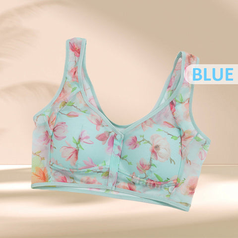 Hatmeo Push-Up Printed Tank Top Bra