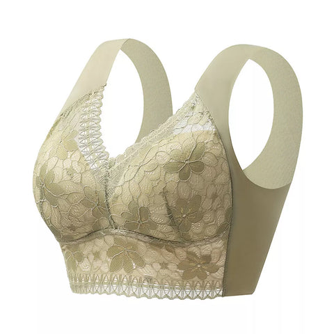 Hatmeo Lace Push-up Comfortable Seamless Bra (AQY)