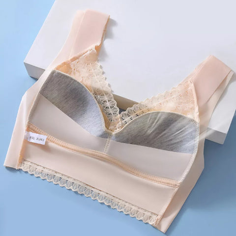 Hatmeo Lace Push-up Comfortable Seamless Bra (AQY)
