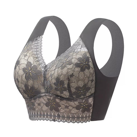 Hatmeo Lace Push-up Comfortable Seamless Bra (AQY)