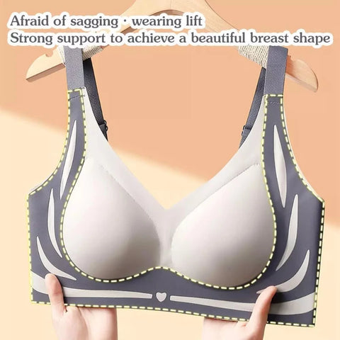 Hatmeo Skin-Friendly Breathable Push-Up Bra