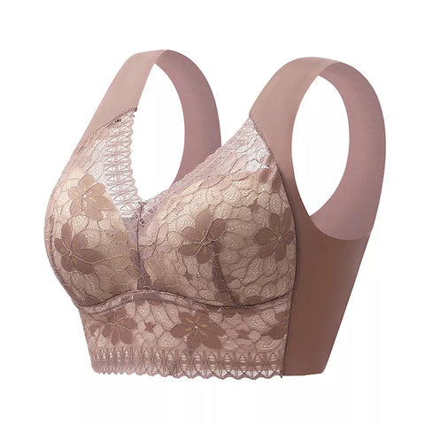 Hatmeo Lace Push-up Comfortable Seamless Bra (AQY)