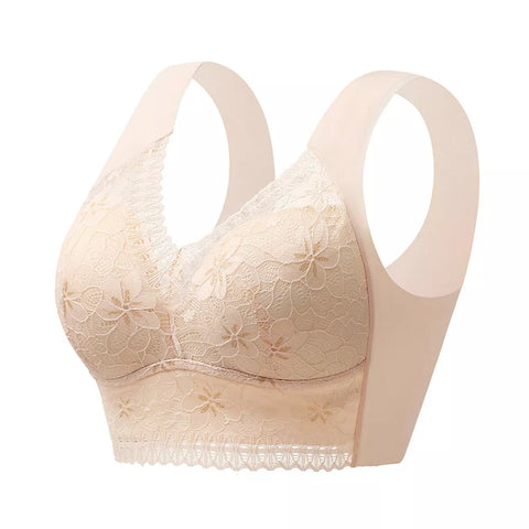 Hatmeo Lace Push-up Comfortable Seamless Bra (AQY)