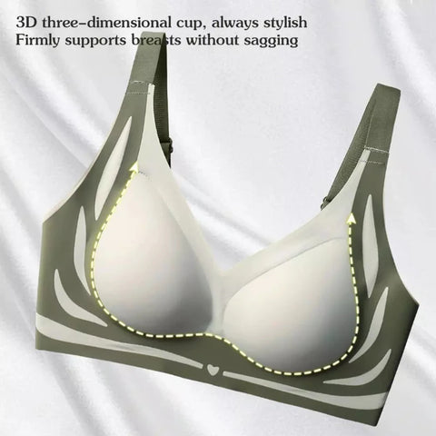 Hatmeo Skin-Friendly Breathable Push-Up Bra