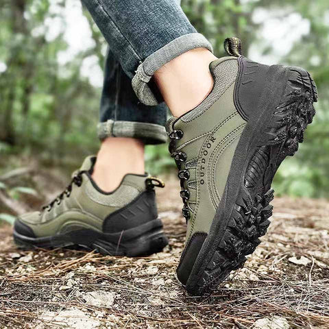 🎄🧑‍🎄Christmas Hot Sale !🔥Men's Shock Absorption Non-slip Waterproof Outdoor Comfy Hiking Walking Shoes W171
