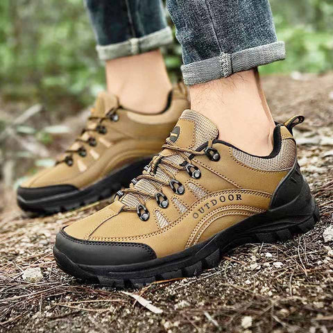 🎄🧑‍🎄Christmas Hot Sale !🔥Men's Shock Absorption Non-slip Waterproof Outdoor Comfy Hiking Walking Shoes W171