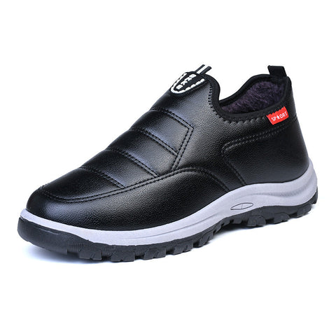 🔥🎁Men's Outdoor Leather Waterproof Walking & Warm Shoes W181 (Buy 2 Free Shipping)