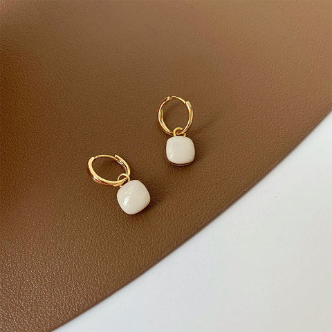 🔥🔥🔥Drop Glaze Earrings with Red Heart-BT005